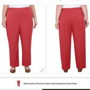 Alfred Dunner Plus Size Sedona Sky Proportioned Short Pants 18P